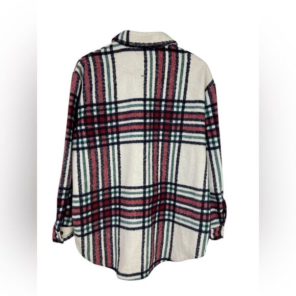 Natural Reflections Size L Plaid Shacket Shirt Jacket - Picture 3 of 11